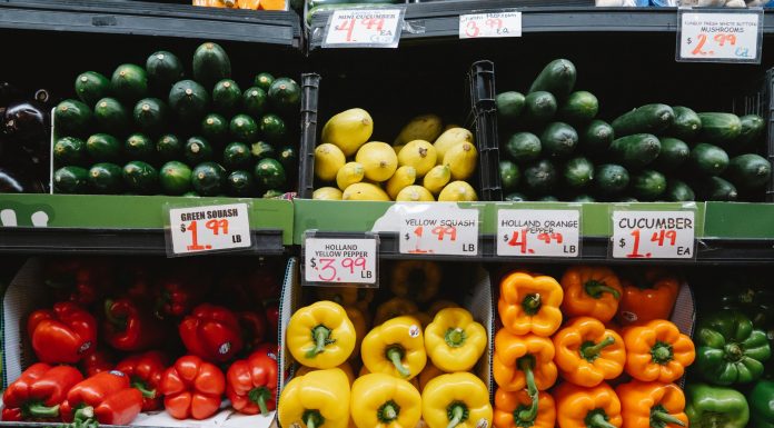 Best Supermarkets in Union City: Your 2026 Guide to Fresh Groceries Colorful assortment of fresh vegetables at a supermarket display, highlighting peppers, squash, and cucumbers.
