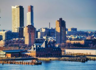 Free Things To Do in Elizabeth, New Jersey (2026 Guide) A stunning view of New York City's skyline and waterfront captured in daylight.