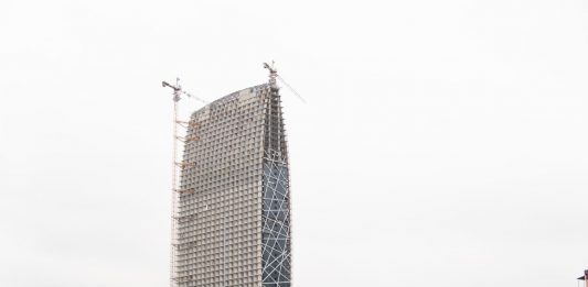 Stevens Institute to Replace Hoboken Dorm With 13-Story Tower High-rise under construction in Batumi, Georgia, showcasing urban development.