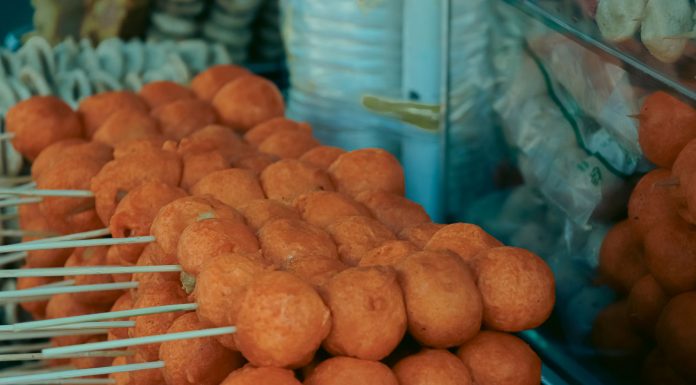 Best Cheap Eats in Newark Under $15: A 2026 Local’s Guide to Affordable Food Close-up of skewered fried street food balls, perfect for food and travel visuals.
