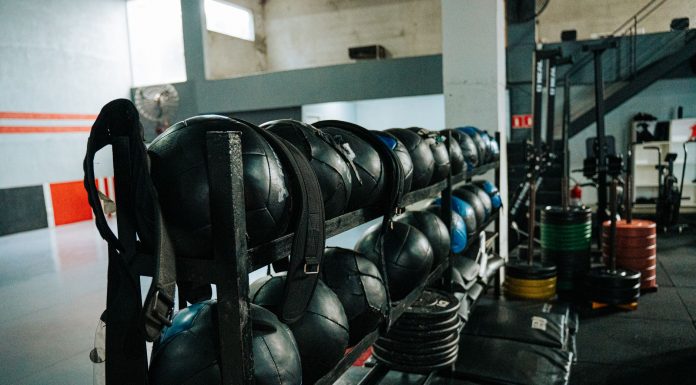Brazen Athletics Brings Personalized Fitness to Hoboken for Over a Decade Well-equipped indoor gym featuring kettlebells, weights, and workout gear, perfect for fitness enthusiasts.