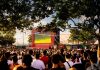 BREAKING: World Cup Final Watch Party Among This Week’s Events Crowd gathered in İstanbul park watching Euro football on big screen. Energetic summer atmosphere.