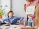 Parents Petition Board of Education to Delay Superintendent Contract Vote A teacher guiding teenagers through a school project in a modern classroom setting.