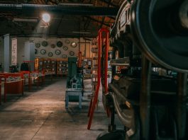 BREAKING: General Pencil Company: A Jersey City Staple Since 1889 A rustic industrial workshop filled with vintage machinery and tools.