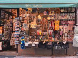 Jersey City Tax Hikes: A Threat to Local Business Edge? A colorful display of Swedish souvenirs in a quaint shopfront in Stockholm's Gamla Stan district.