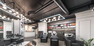 Best Salons and Barbershops in Bayonne for 2026: A Local’s Guide Comfortable backwash chairs with sinks near potted plant placed in contemporary beauty salon with bright illumination and abundance of cosmetology products
