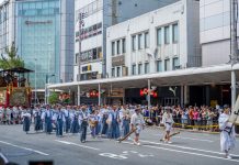 BREAKING: Bayonne to Honor Little League World Series Team with Floats Traditional Gion Festival parade in Kyoto with participants in traditional attire.
