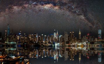 The Best Things To Do in Jersey City at Night (2026 Local Guide) Nighttime view of New York City with stars reflecting on the water.